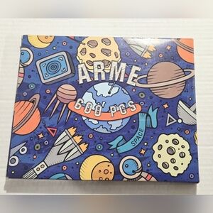 600 PCS Space Themed Vinyl Stickers Pack Planets Astronaut Rocket Laptop Decals